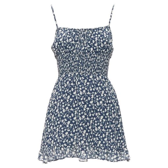 Reformation Dresses & Skirts - Reformation Elyse floral print smocked bodice mini dress